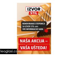 IZVOR STIL–Laminati i oprema po super cenama