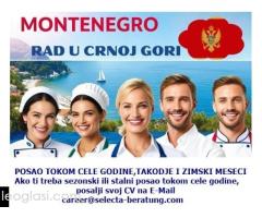 Posao tokom cele godine Montenegro
